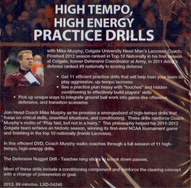 (Rental)-High Tempo, High Energy Practice Drills Mike Murphy